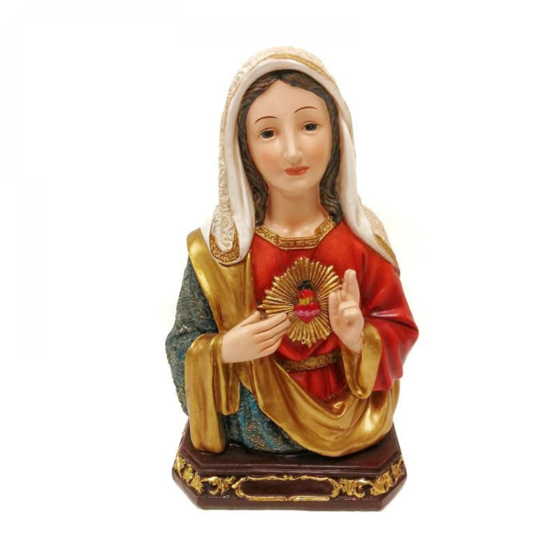 Figurine Immaculée, H 6 po x l 3 po x P 9 po