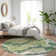 Malek Washable Abstract Indoor / Outdoor Rug