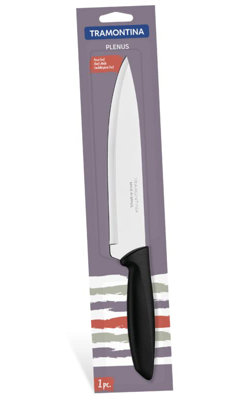 Tramontina 8" Chef Knife - Black Handle - Plenus