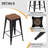 Moise Counter Stool with Metal Frame-537063292