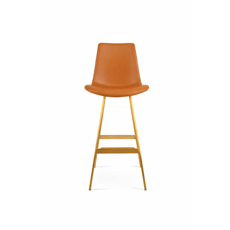 Eiffel Balat Stool, Brass, Caramel