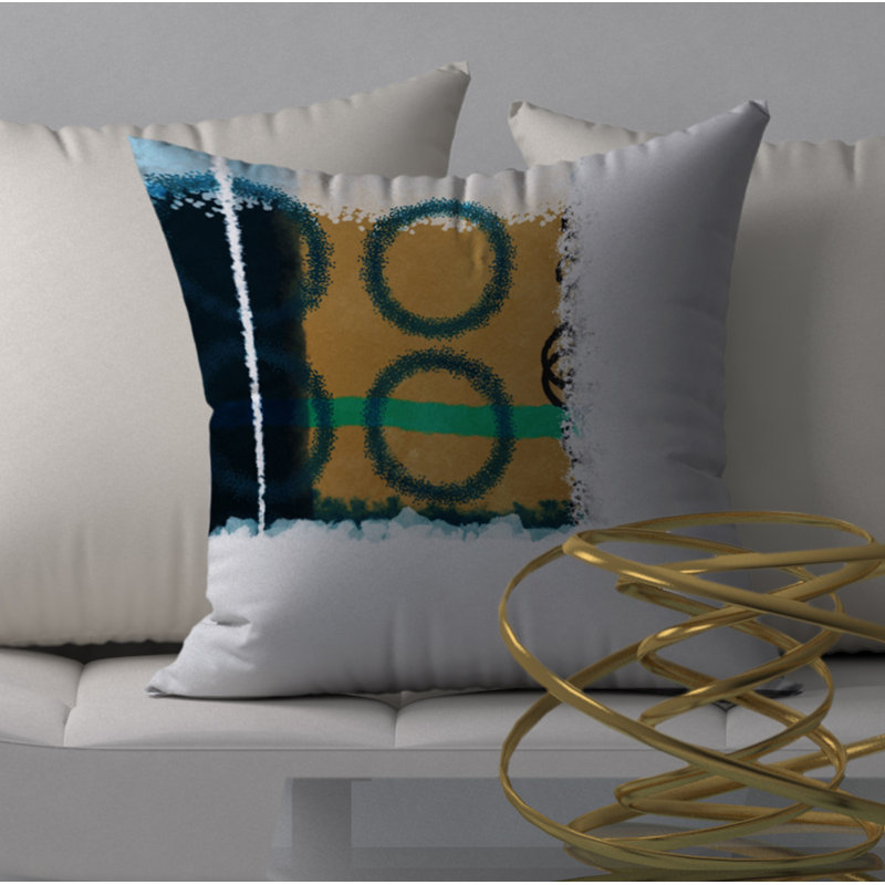  Housse de coussin carré et insert, H 20 po x l 20 po