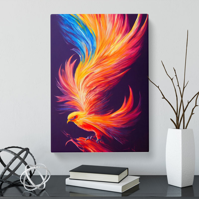 Cerqueira Phoenix Bird Vol.1 - Wrapped Canvas, 60cm H x 40cm W x 3cm D
