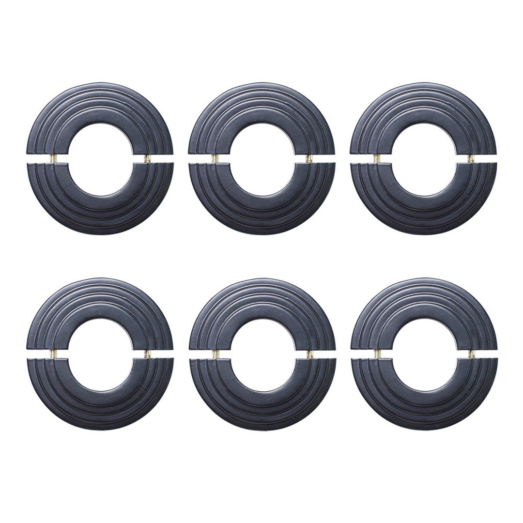 Flange Aluminum Escutcheon Radiator Cover (Set of 6) The Renovators Supply Inc.