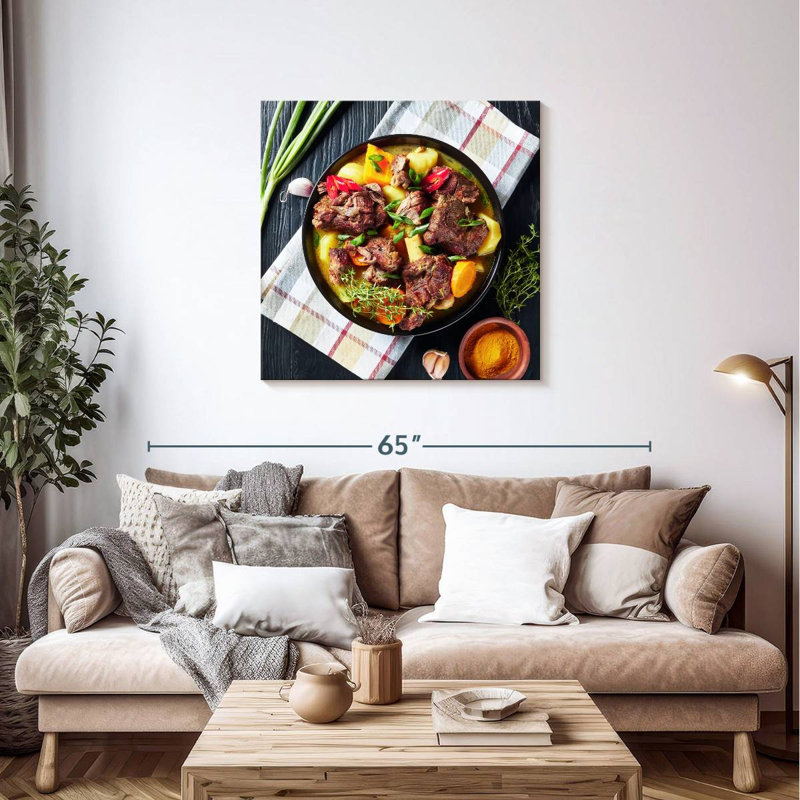 Yarlin Spicy Jamaican Curry, 36" H x 36" W