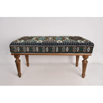 Bohemian Bench, Mudroom Bench, Footstool Bench, Turkish Rug Bench, Piano Bench, Wood Work Bench, Sitting Bench, Vanity Bench, Porch Bench