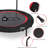 40"Foldable Fitness Trampoline With Adjustable Handle