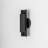 2-Light Modern Matte Black Wall Sconce