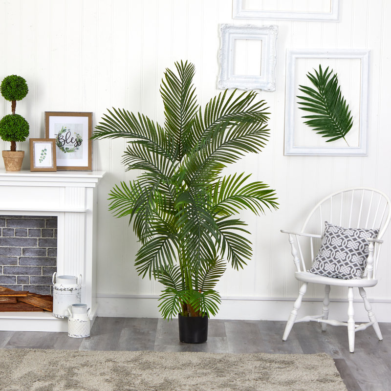 Artificial Palm Tree in Pot Liner, 66" H x 30" W x 30" D