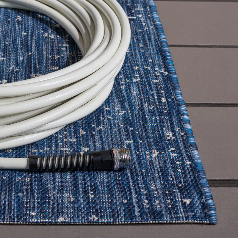 Courtyard Performance Abstract Indoor/Outdoor Area Rug, Rectangle 5'3" x 7'7"