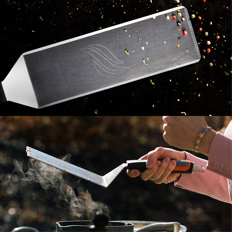 Blackstone 12" Stainless Steel Grill Spatula with Plastic Resin Handle