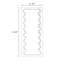 Miroir pleine grandeur en bois naturel
