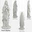 Statue de la Vierge Marie en prière pour l'extérieur, à des fins de décoration sacrée et de dévotion.