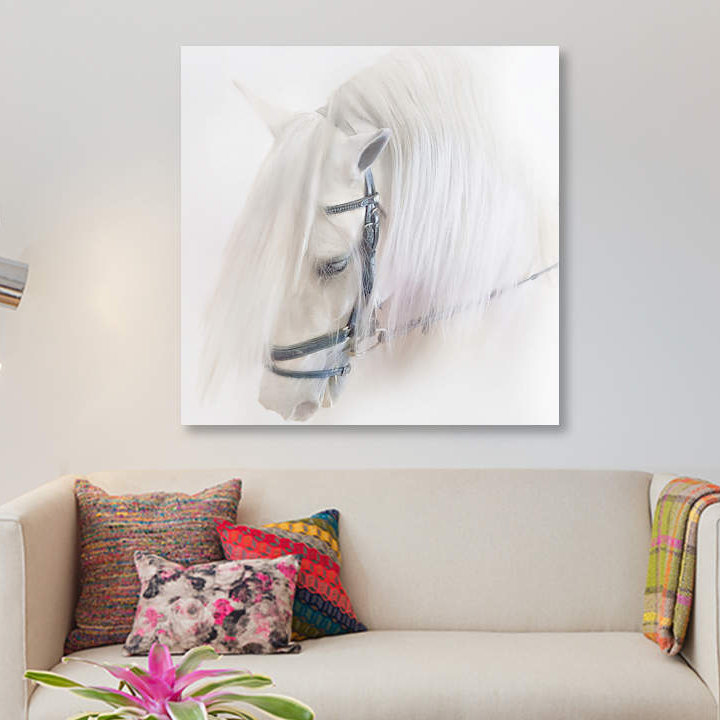 «Purebred III» par Ozana Sturgeon, reproduction sur toile, H 26 po x l 26 po x P 1,5 po, Toile tendue, Pas de tapis