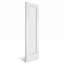 Porte intérieure à un panneau en bois blanc de style Shaker, 18 po x 80 po, avec surface apprêtée-134878928-134878930