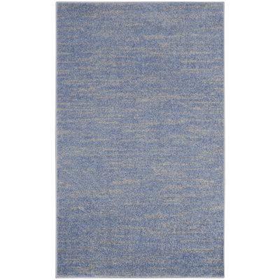 Tapis bleu nautique Yolonda