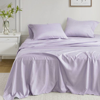 Taupe Queen Floral Comforter With Bed Sheets, In A Bag Includes Comforter, 2 Shams, 1 Flat Sheet, Fitted Pillowcases, Soft Brushed Microfiber Print, 100% Filling, Watercolor Print Coordinating
