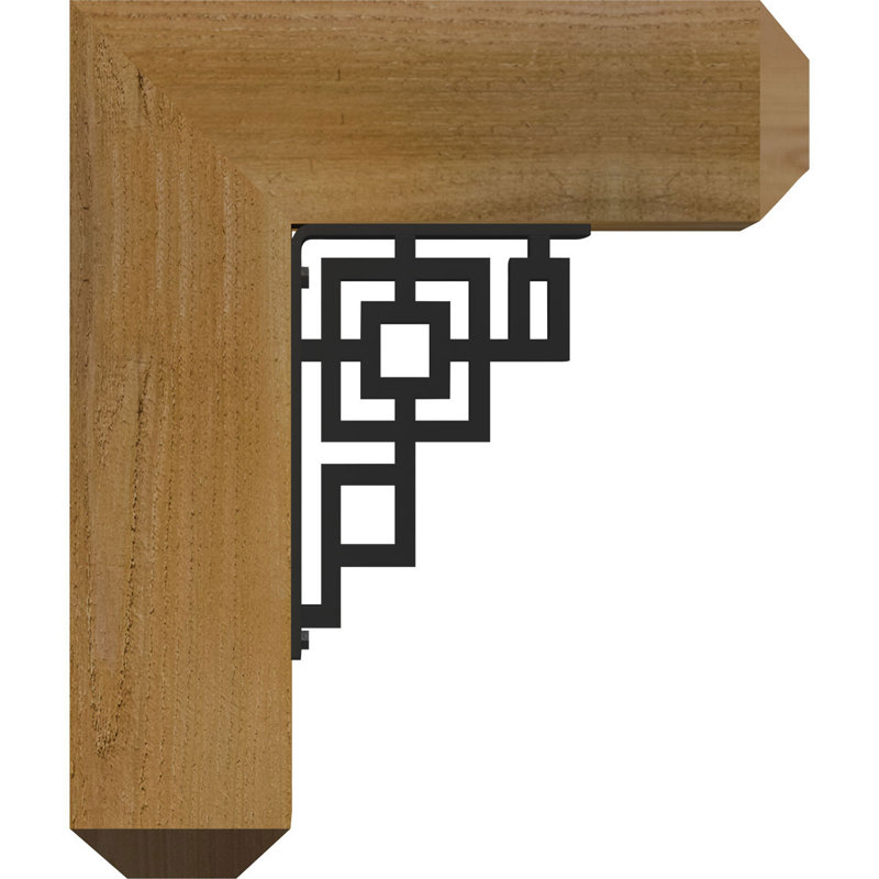 Support 3 po Eris Craftsman Ironcrest, cèdre rouge occidental (l 2 po x P 5 1/2 po x H 8 po), H 12 po x P 9 1/2 po