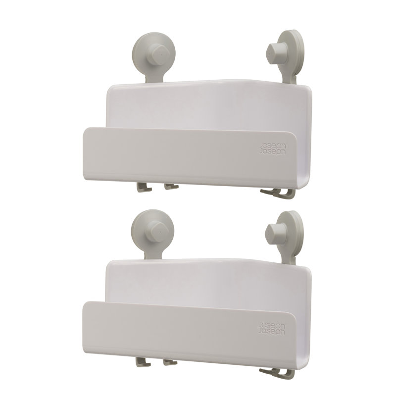EasyStore 2-Piece Corner Shower Caddy Set