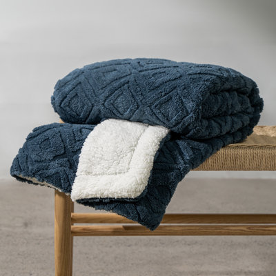 Jeté lesté jacquard Boho - Doux Sherpa