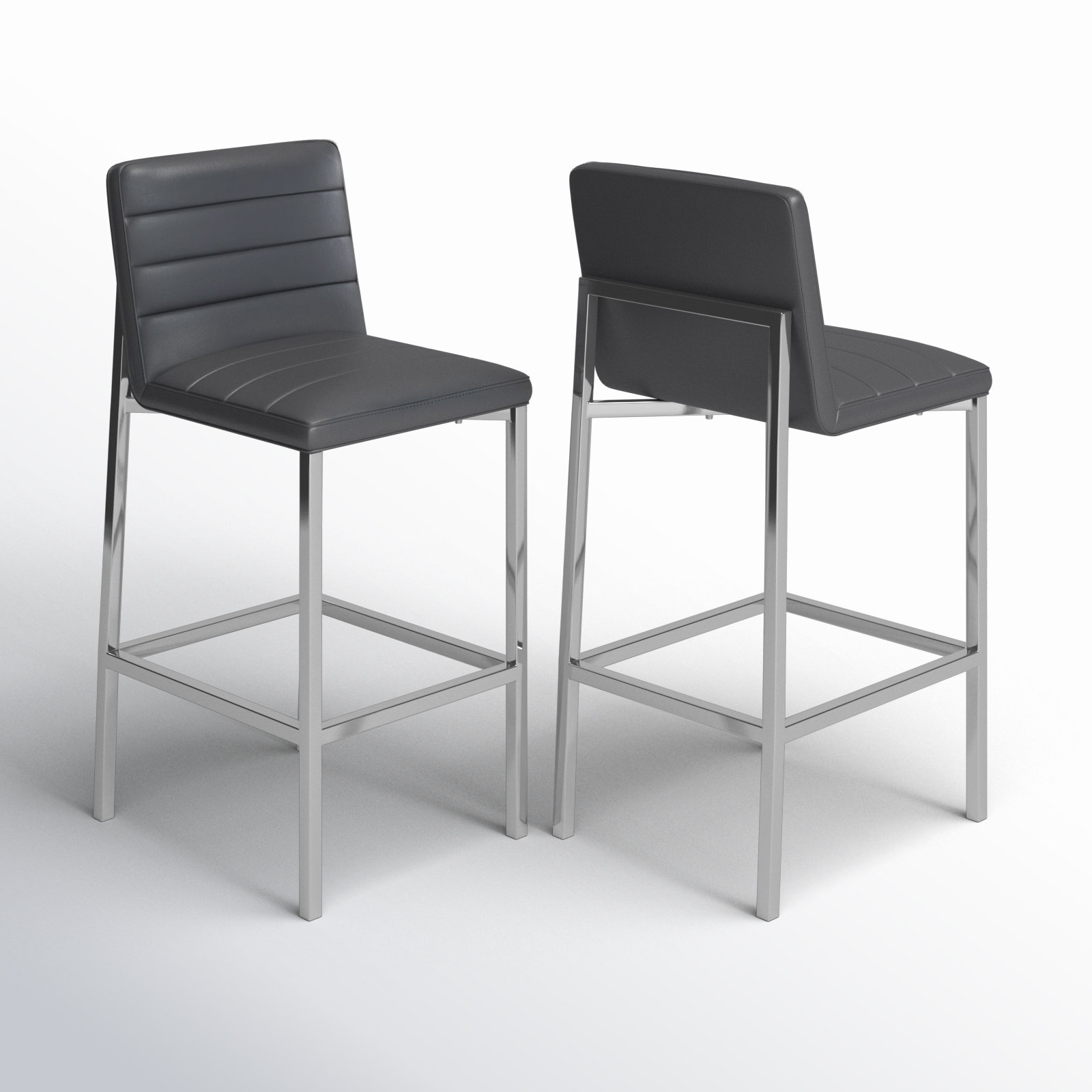 Misa Bar and Counter Stool, Cobalt, Bar Stool (30" Seat Height)