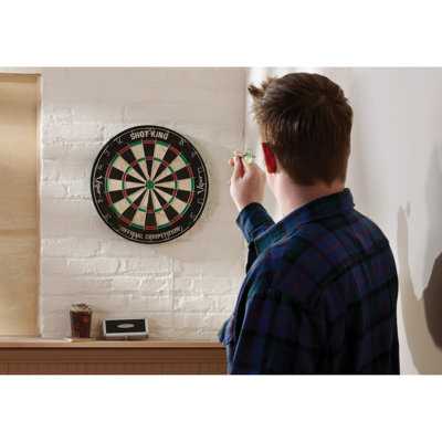 Jeu de fléchettes Viper Shot King Sisal, taille réglementaire 17,75 pouces
