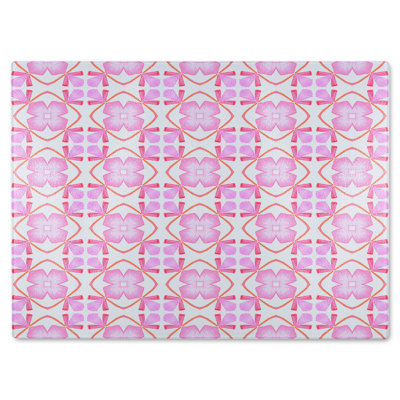 Sublime Boho Chic Summer Design Glass Chopping Board
