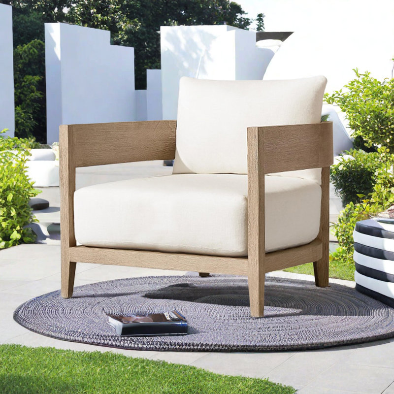 Teak Outdoor Sofa Wood Outdoor Lounge Chair