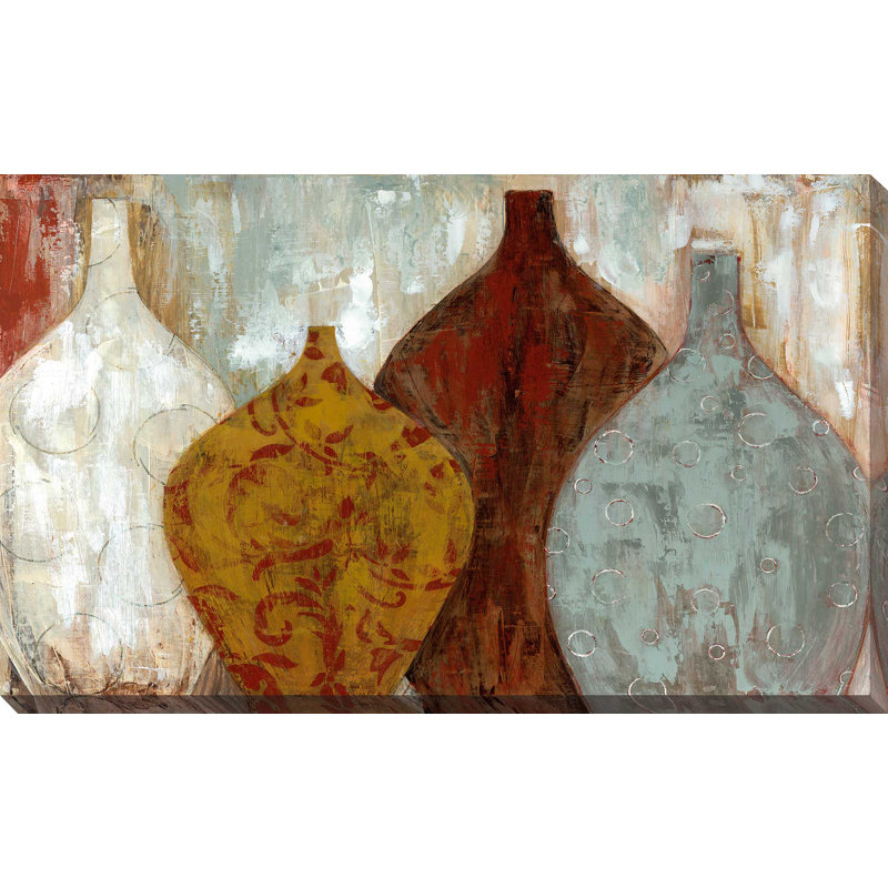 « santillana », reproduction de peinture à l’acrylique sur toile, H 36 po x l 60 po x P 1,5 po