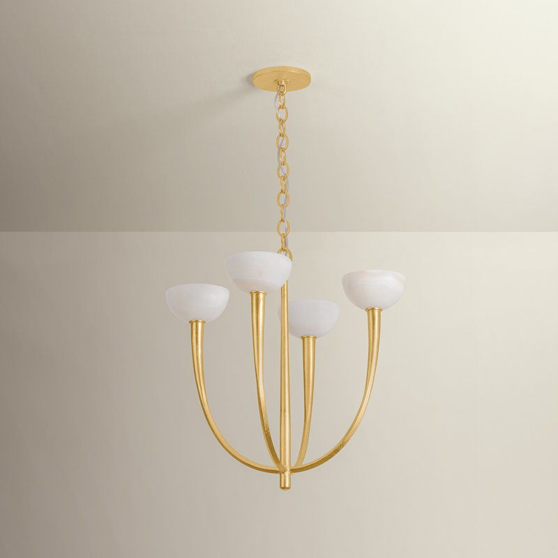 Lustre Maywood, H 24 po x l 22,75 po x P 22,75 po, Quatre lumières