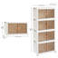  Canas 4 Pack Stackable Storage Bins 70 QT Folding Organizer Boxes Collapsible Closet With Door Wheel Lid