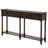 Park Slope 58" Console Table, Sofa Table with Spacious Drawers and Bottom Shelf-710133876