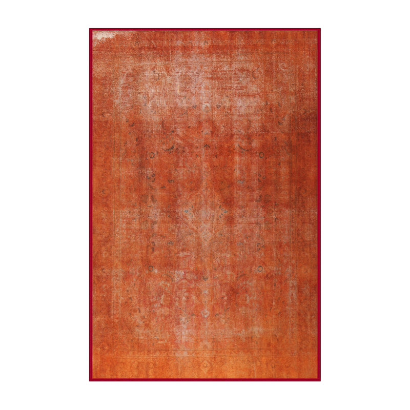 Ahylin Oriental Indoor Rug, Rectangle 7' x 9'