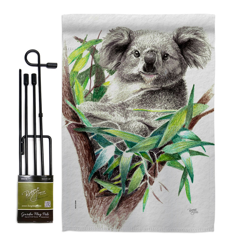 Bannière de jardin Koala 13 x 18,5 pouces