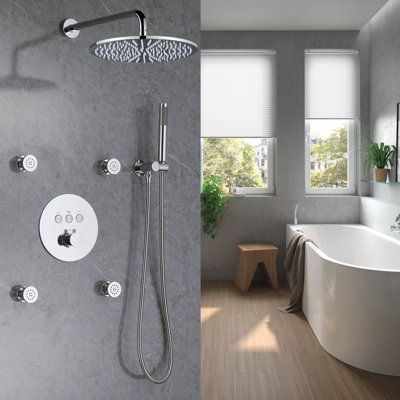 Thermostatic All-In-One Kit with Rough in-Valve
