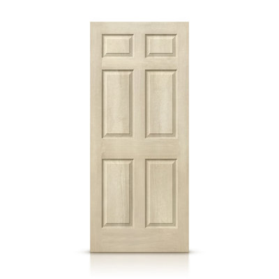 Porte standard à panneaux en bois manufacturé