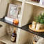 3-in-1 Combined Storage Cabinet with Barn Doors and Adjustable Shelves-1302330512