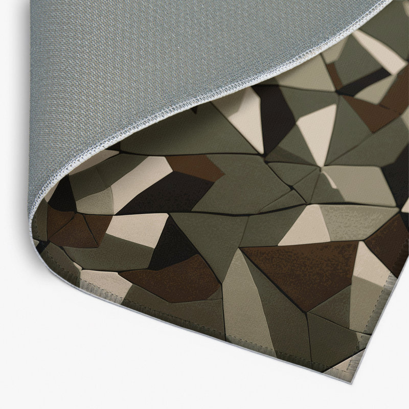 Tapis camouflage Geo, Rectangulaire 8 pi x 10 pi