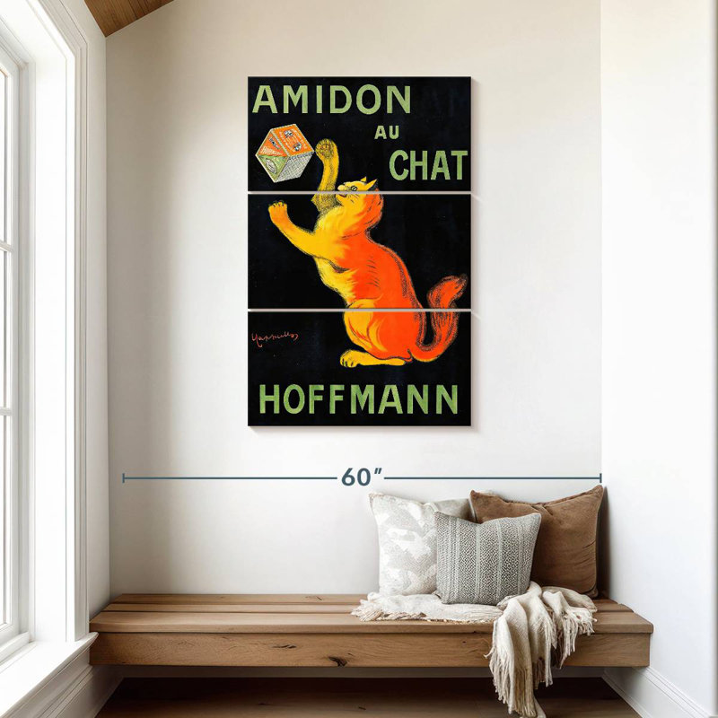 Brampt Amidon Au Chat, 45" H x 28" W