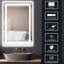 Miroir de commode illuminé sans cadre-1639248385