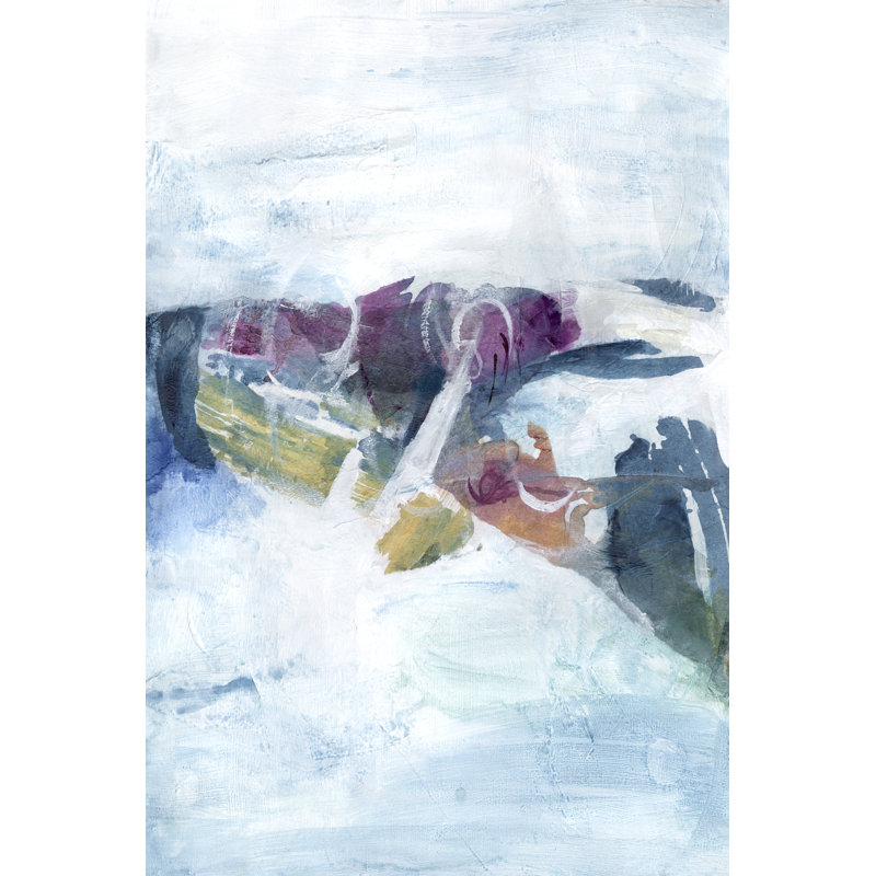 Gliding on Ice I by Joyce Combs - Painting, 91 cm H x 61 cm W, Wrapped Canvas