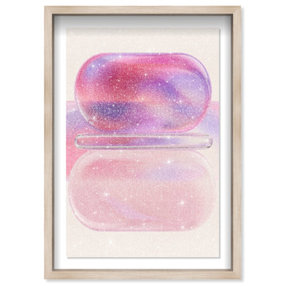 Balanced Harmony Shadowbox Abstract Print by Oliver Gal, Black Frame, 10 x 15