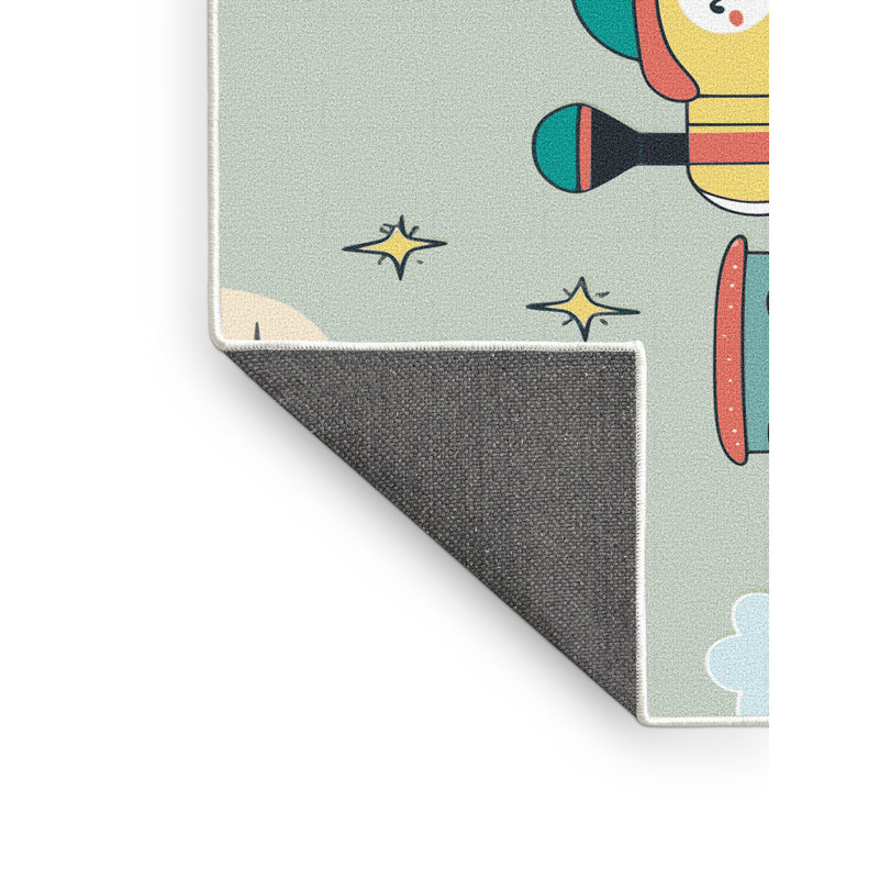 Tapis pour enfant Zoomie, Rectangulaire 2 pi x 3 pi