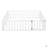 Full Size Wood Daybed Frame With Fence-1649170953
