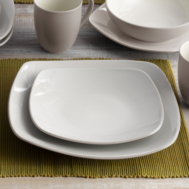 Noritake Colorwave Square Salad Plates, 8-1/4", Sand