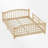 Wooden Kids Floor Bed With Safety Guardrails-1111081972-1111081970
