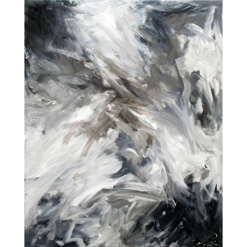 Abstract Print by John Beard, 24" H x 20" W x 1" D, Unframed