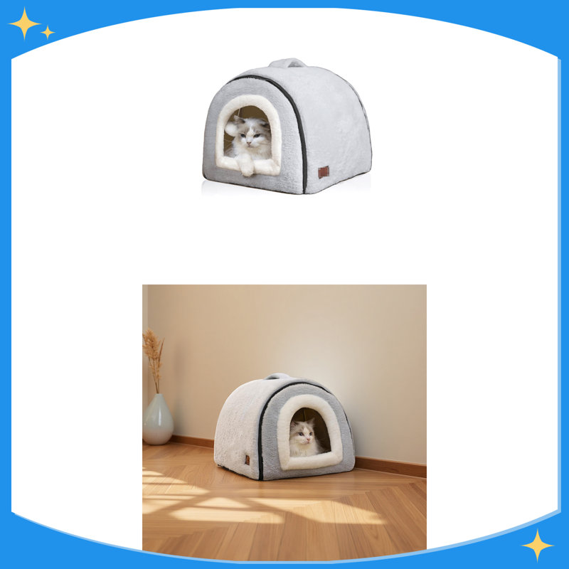 Lit pour chat pour chats d'intérieur, Grey