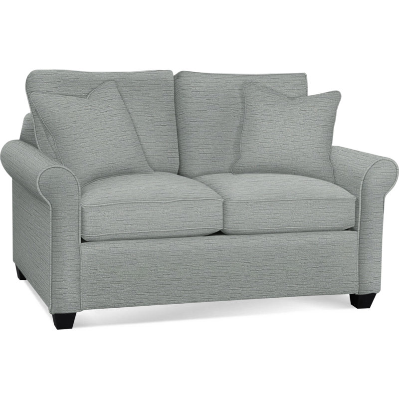 Park Lane Upholstered 73'' Sofa, Black, Eggshell Crypton Performance; 0884-93, Innerspring Mattress