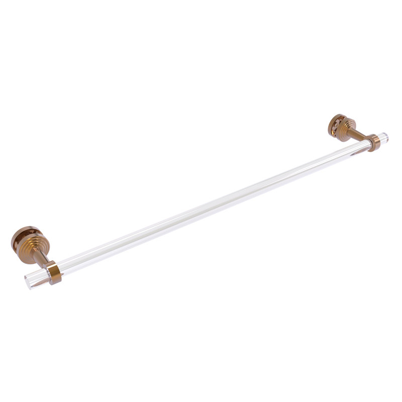 Barre à serviettes 34" pour porte de douche en verre Pacific Beach, Bronze brossé